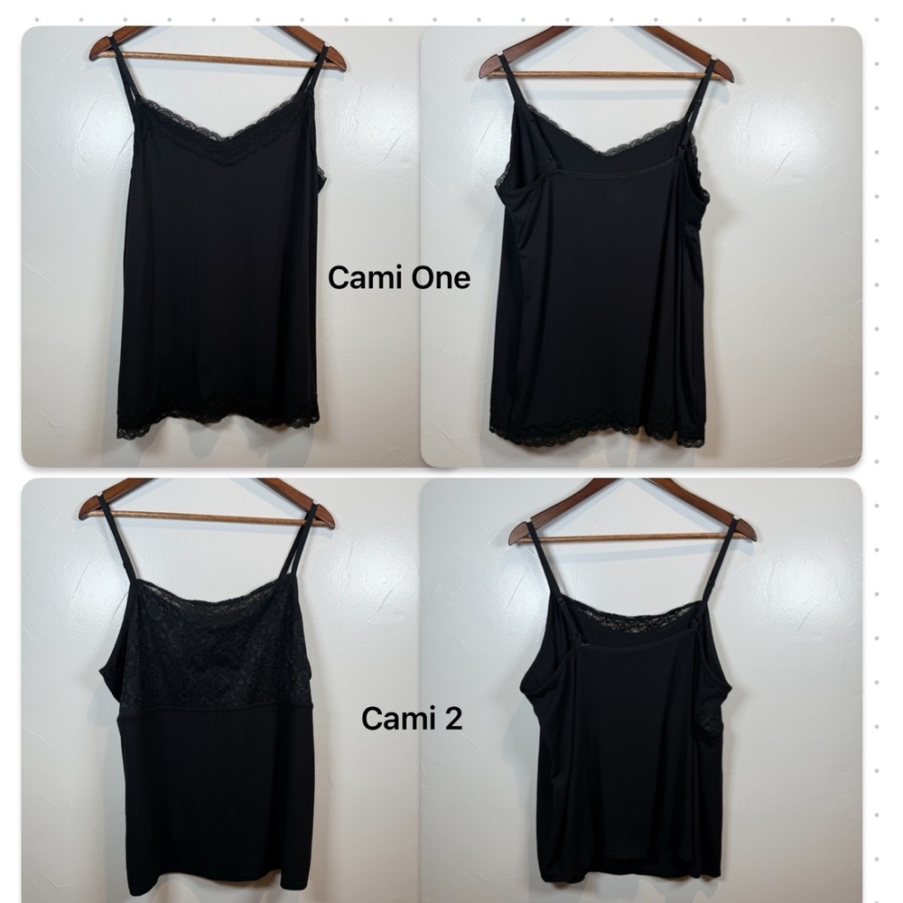 Lane Bryant Black Cami Bundle Size 18-20 NWT